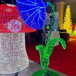 Petunia Flower Dimensional Display