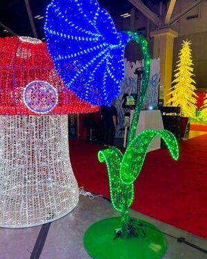 Petunia Flower Dimensional Display