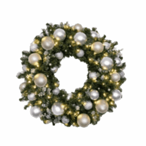Pine Garland Wreath