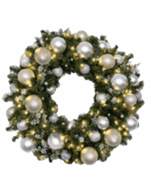 Pine Garland Wreath