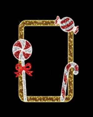 2D Candy Photo Op Frame