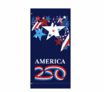 America 250 Dark Blue Stars Banner