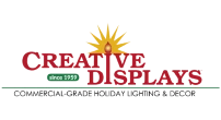 Creative Displays logo with since 1959 tagline