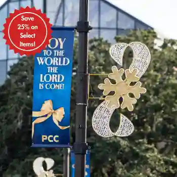 25% Off Select Pole Mount Christmas Decorations Sale