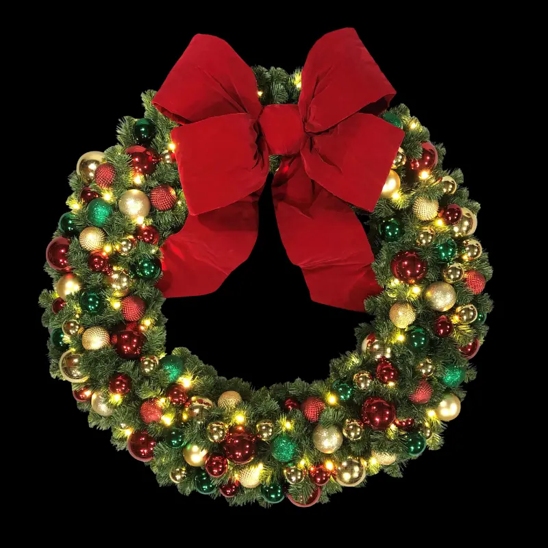 36 in Traditional Garland Bullpine wreath